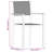 Rectangular 35.1" Long Dining Set with Cushions-194238083-200258482