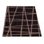 Tapis écologiques en laine touffetés à la main - 5 pi x 8 pi, de couleur brune, de conception contemporaine et moderne, avec tapis épais antidérapants faits à la main pour salon, chambre à coucher-1112219551-1103855684
