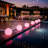 Solar Powered LED Floatable Color Changing Outdoor Light with Remote Control