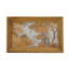 Table d'appoint pliante en bois 20,7 x 13,2 x 18,5 pouces