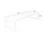 Table basse noire en bois massif-109011891