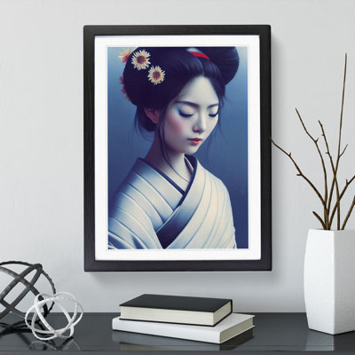 Geisha Contemporary No.4 1 Piece Single Picture Frame Wall Art