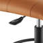 Chaise de dessinateur en cuir végétalien sans accoudoirs Prim Orange-1137019823-1137019820