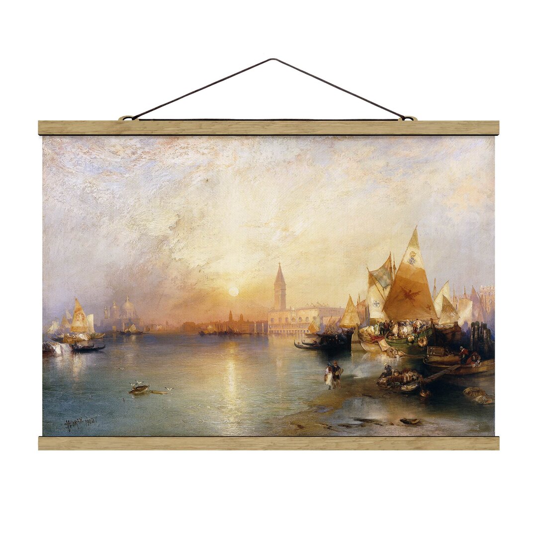 Stoffbild Venice at Sunset von Thomas Moran