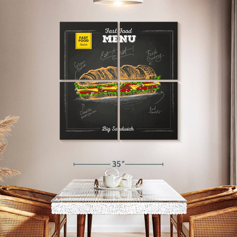 Yarlin Big Sandwich, H 45 po x l 45 po