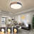 Ceiling Light Dimmable Modern Minimalist LED Round Shaped Metal Flush Mount Ceiling Light With Remote Control-100023126-100023125