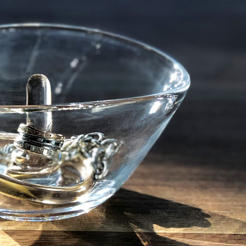 Champlain Glass Ring Holder