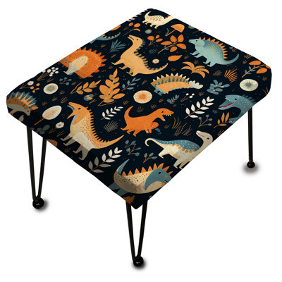 Dinosaurs Roar - Animal Print Rectangle Ottoman
