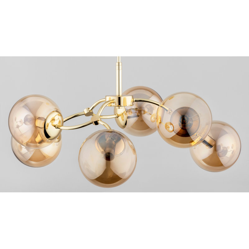 Aniyja - Light Metal Sputnik Pendant, Gold
