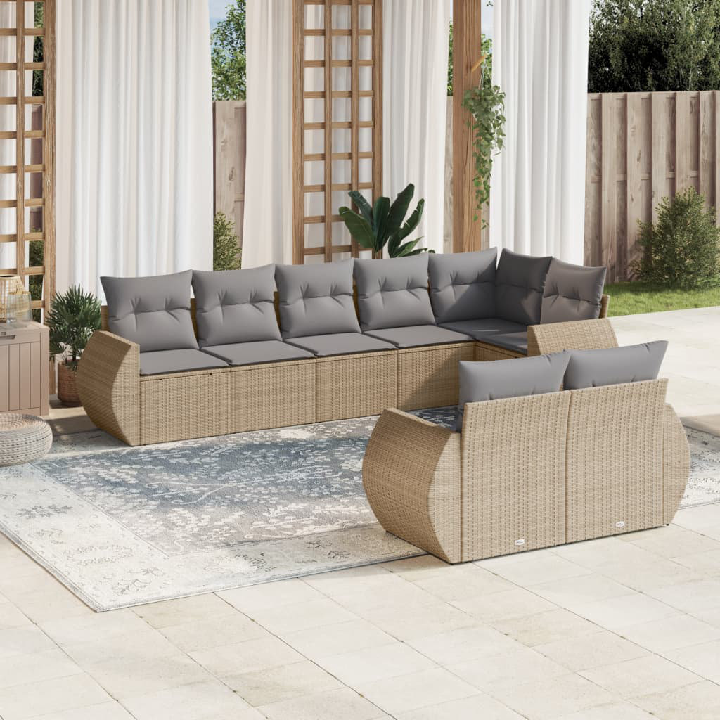 62 cm breites Outdoor-Sitzgruppen-Set mit Kissen