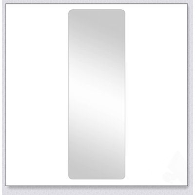 Full Body Round Corner Mirror For Living Room And Bedroom, High Quality 5Mm Silver Explosion-Proof Glass, Wall Hanging With Holes