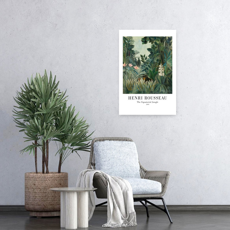 Art contemporain, paysage de forêt abstrait, H 24 po x l 16 po