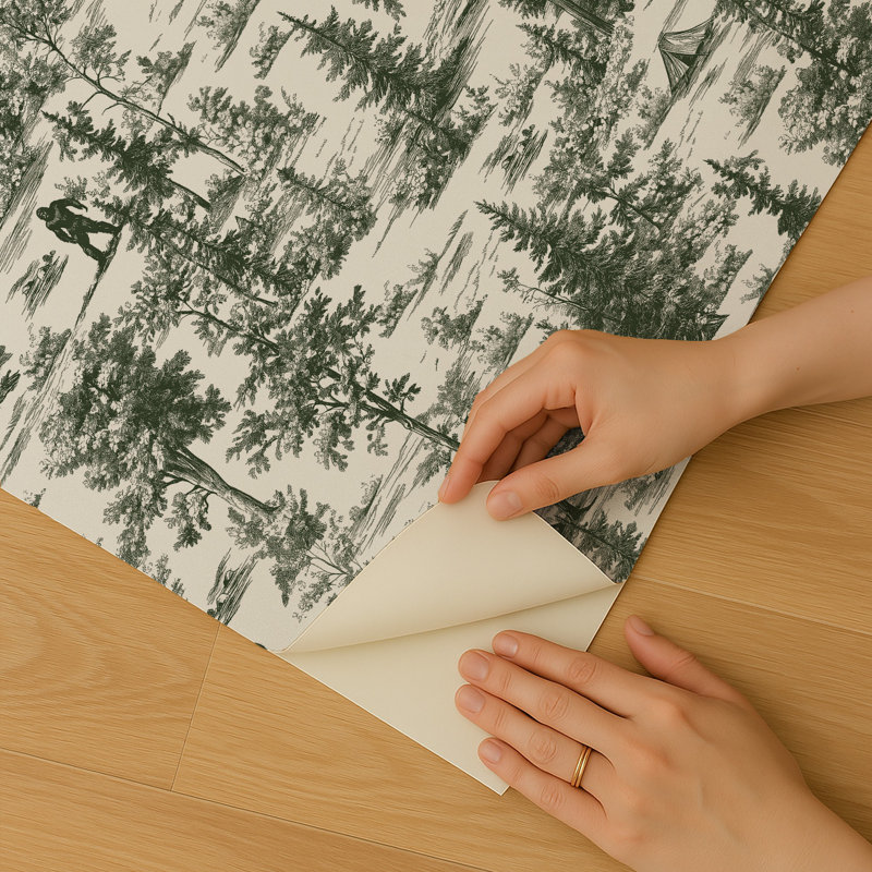 Papier peint adhésif Bigfoot Novelty Toile, Sauge