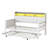 Daybed With Trundle, Metal Twin Daybed With Charging Station & LED Lights, Upholstered Sofa Bed Frame With Storage Pockets For Living Room Bedroom Guest Room, No Box Spring Needed-1354665478