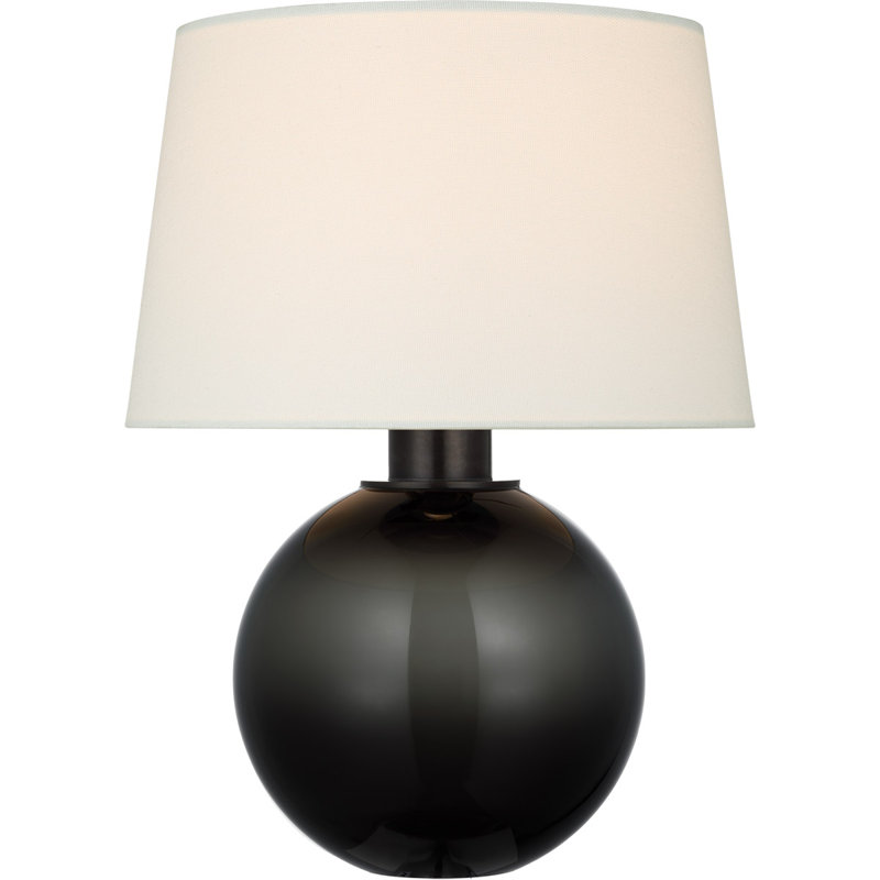 Chapman & Myers Masie Table Lamp, Smoke, 14.5" H x 10.75" W x 10.75" D