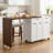 Farmhouse Kitchen Island-218544880