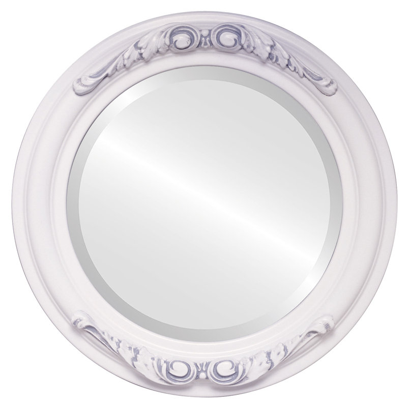 Miroir décoratif rond biseauté Winfrey, H 33 po x l 33 po