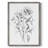 Wild Roses Sketch Framed Print - Solid Wood-1474020408