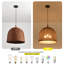 Luminaire suspendu en rotin 3 lumières Caseyn