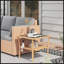 Table d'appoint en rotin