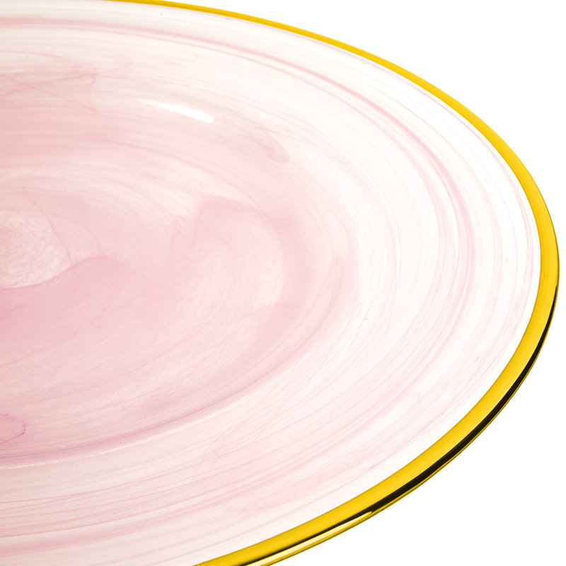 Musa Glass No Pattern Charger