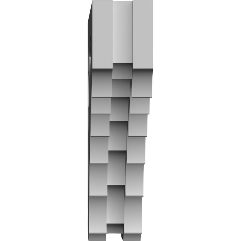 Corbeau en PVC de qualité architecturale Wellington, H 8 po x l 8 po x P 1,875 po