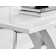 Chowchilla Dining Table Chrome Metal and White High Gloss - Modern Statement Design