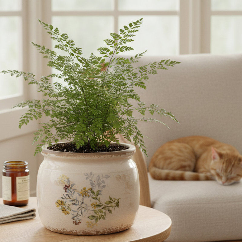 Pot à fleurs et vase en céramique Adairsville Modern Farmhouse, Jaune sauge