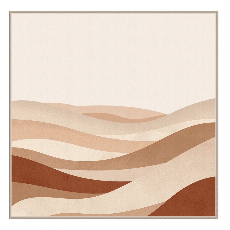 Soft Plush Kamena Minimalist Solid Color Area Rug in Beige – Beige Binding, 5' Square