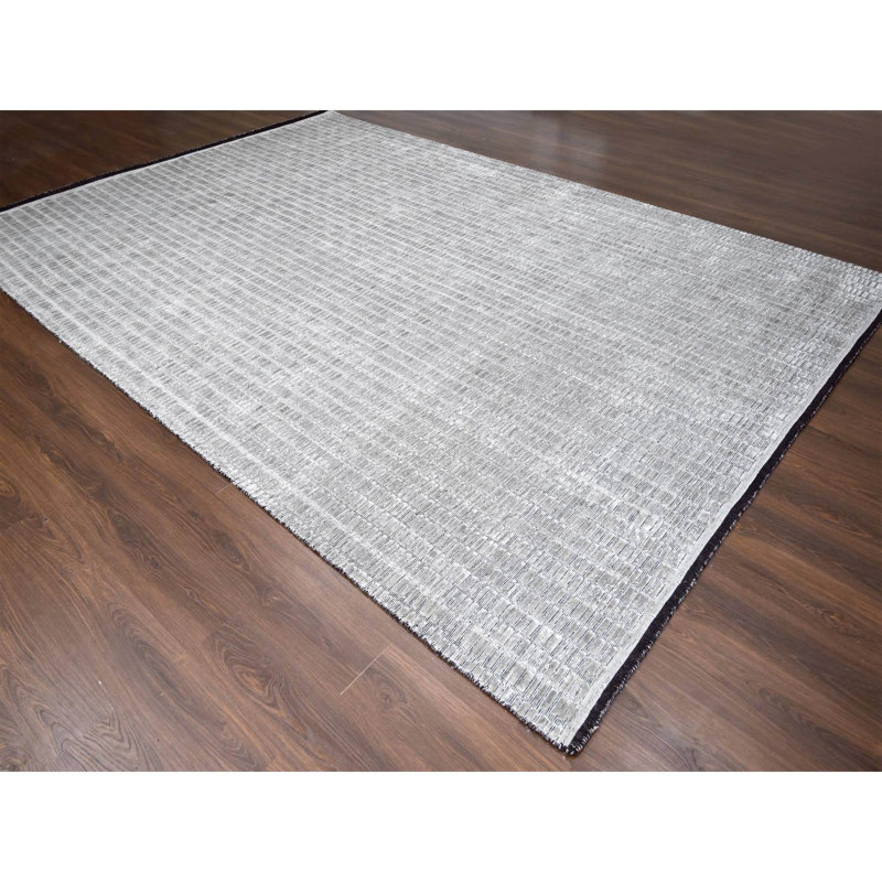 Tapis unique en soie 10 pi x 14 pi 4 po Zyber