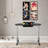 Foxton 90.9cm x 40.1cm Foldable Craft Table with Wheels-9560413