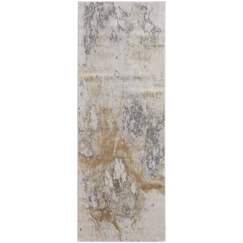 Abstract Indoor Rug, Runner 2'10" x 7'10"