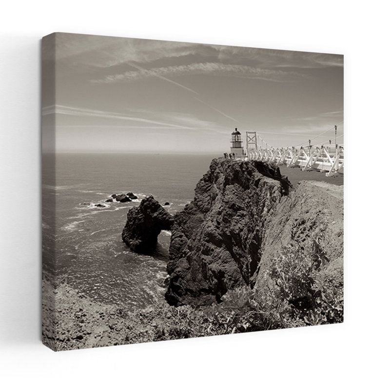 Point Bonita 1, art abstrait contemporain, H 18 po x l 18 po