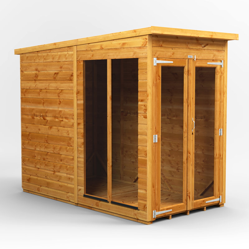 Powersheds 4 x 8ft Timber Tongue & Groove Pent Summerhouse