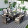 Algird Rectangular 6 - Person 63" Long Dining Set with Cushions