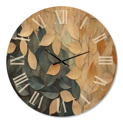 Horloge murale Foliage Minimalist