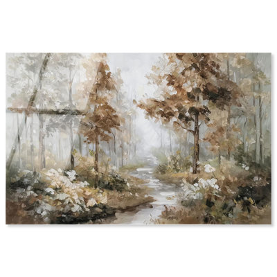 «Forest Path II», reproduction d'art rétro sur toile par Art Remedy