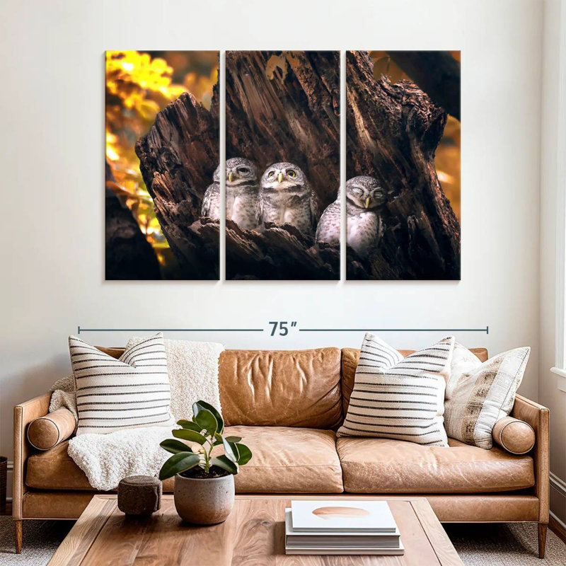 Brampt Birds In Tree, 42" H x 65" W