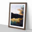 Reflection of the Clouds & Mountains - Picture Frame Painting Print-55598671-55598674