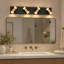 Éclairage pour salle de bain 28 lumières à DEL 28 po en acrylique avec têtes de lampe rotatives à 360 ° pour la salle de bain, le meuble-lavabo, le miroir et le salon-725985212-725985200-725985215