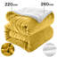 Diya Soft Sherpa Fleece Fur Thick Dual Sided Flannel Reversible Blanket Throw-832864504-832865037
