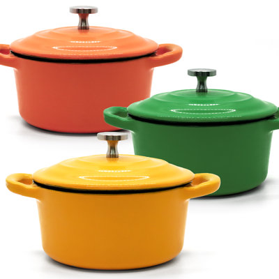 RJ LEGEND 0,27 pte Cocotte en fonte antiadhésive ronde