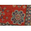 Tapis oriental rouge en laine noué à la main 5 pi 1 po x 7 pi 2 po Kazak