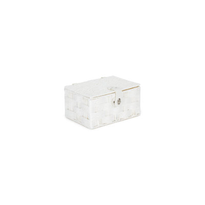 Wicker White Twisted Paper Rope Storage Basket