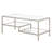Lovett 45" Wide Rectangular Coffee Table in Satin Nickel-1963157888-1963157902