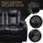 62.2" Top-Grain Nappa 2PC Power Recliner Set - RGB LED, Smart Charging, Fully Adjustable