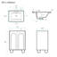 Ensemble de meuble-lavabo autoportant 24 po Plaisir II-107443317-107443312