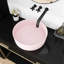 Lavabo vasque en céramique rose pour salle de bain - lavabo artistique, l 15,7 po x P 4,7 po, céramique, facile à nettoyer et fonctionnant magnifiquement en parfait état-129909011