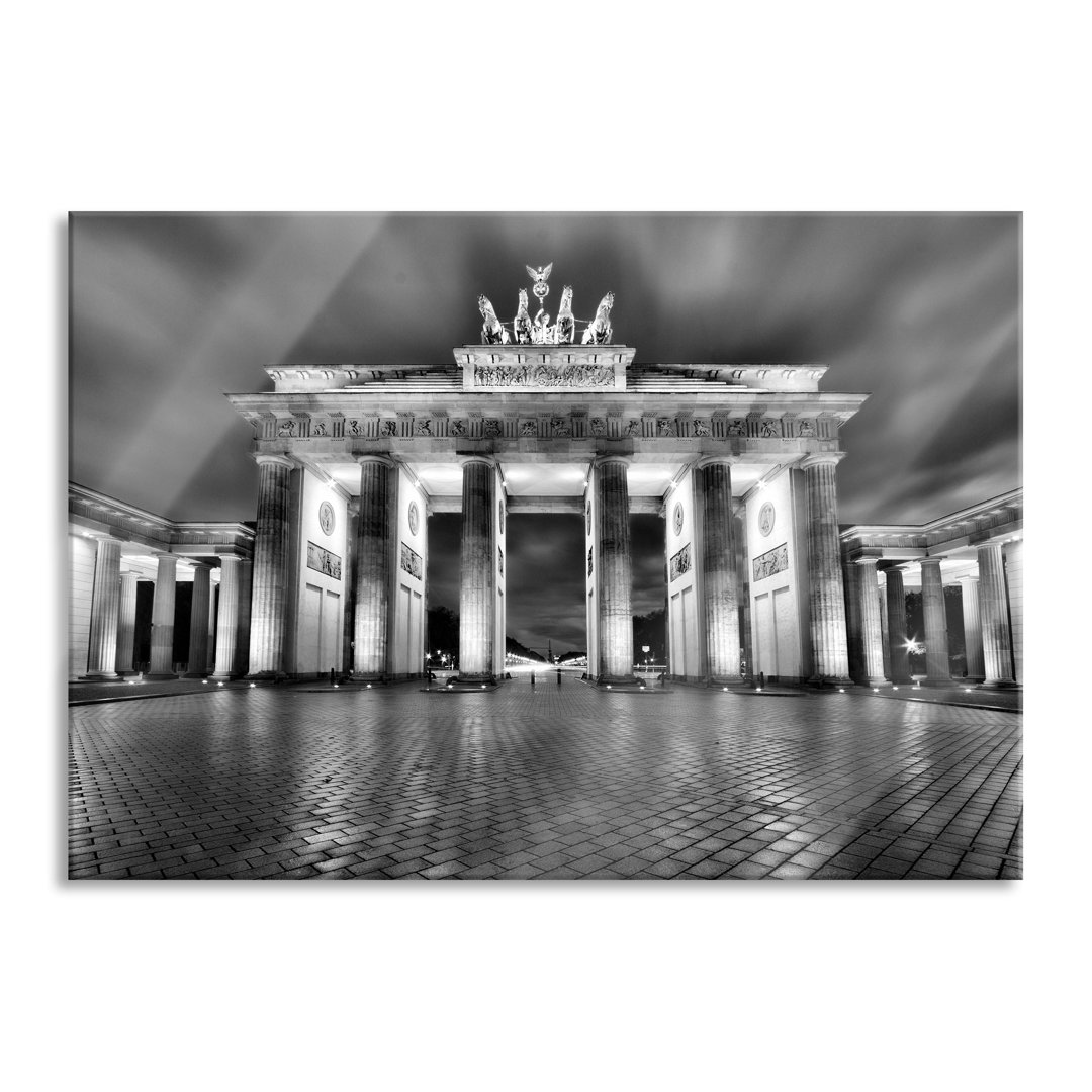 Glasbild Quadratisch Brandenburger Tor