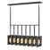 Ludlow Eight-Light Linear Chandelier by Lisa McDennon